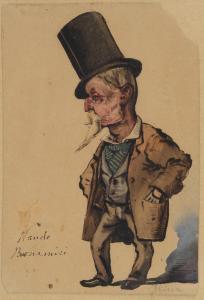 TRICCA Angiolo 1817-1884,Caricatura di Nando Buonamici,Galleria Pananti Casa d'Aste IT 2023-05-16