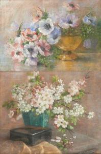 TRIEST VAN MULDERS Camille 1868-1949,Compositions florales,Horta BE 2016-04-18