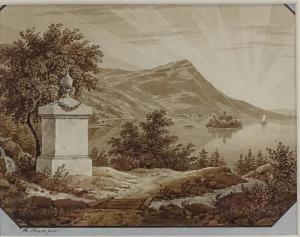 TRINER HEINRICH 1796-1873,lake scene,Burstow and Hewett GB 2019-07-24