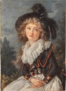 TRINQUESSE Louis Rolland 1746-1799,Portrait de femme,Sotheby's GB 2023-06-22