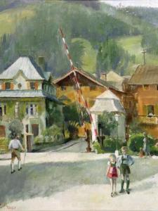 TRIST Sybil 1907-1991,An alpine village,Halls GB 2010-12-15