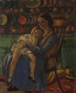 TRIST Sybil 1907-1991,Mother and Child,Mallams GB 2021-07-07