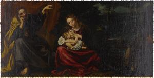 TRISTAN Luis 1586-1624,The Rest on the Flight into Egypt,Sotheby's GB 2021-10-22