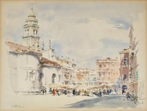 TRITT Wolfgang 1913-1983,Piazza delle Erbe,Dobritz DE 2025-02-22