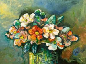 TROBEC Giorgio 1944,Still Life Flowers in Vase,5th Avenue Auctioneers ZA 2015-12-06