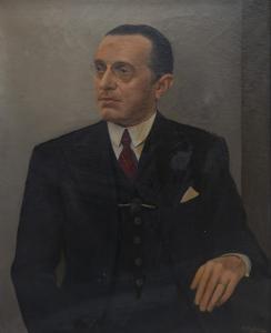 TROMBADORI Francesco 1886-1961,Ritratto di Domenico Montini.,Capitolium Art Casa d'Aste 2023-12-11