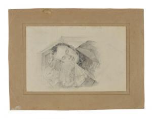 TROPININ Vasily Andreevich,Jeune homme faisant une sieste dans un salon,1843,Eric Caudron 2023-03-31