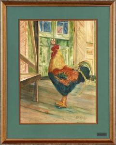 TROSCLAIR Rita,"Portrait of a Rooster",New Orleans Auction US 2011-06-04