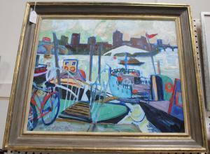 TROTTER Josephine 1940,Chelsea Wharf,Tooveys Auction GB 2016-05-18