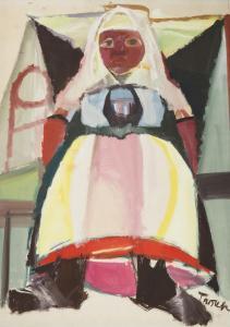 TROUP Miloslav 1917-1993,Standing woman,Palais Dorotheum AT 2015-09-19