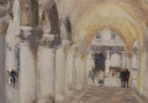 TROWELL Jonathan 1938-2013,Through the Colonnade, Doge's Palace,Sworders GB 2023-12-03