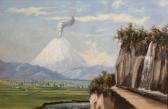 TROYA Rafael 1845-1921,The Cotopaxi Volcano, Ecuador,Rosebery's GB 2018-11-21