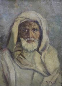 TROYEN Michel 1875-1915,Arabische man,Venduehuis NL 2018-06-27