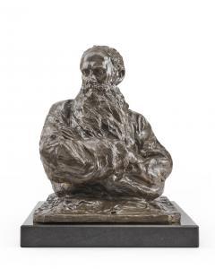 TRUBEZKOJ Pavel Petrovic 1866-1938,Busto del conte Lev Nikolayevich Tolsto,Il Ponte Casa D'aste Srl 2023-12-19