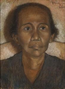 TRUBUS Sudarsono 1926-1966,A Javanese lady,Venduehuis NL 2022-11-24