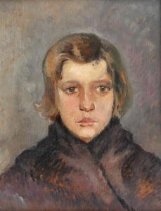Trucinski Eugen,A Child's Portrait,1927,Artmark RO 2018-02-06