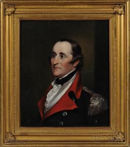 TRUMBULL John 1756-1843,Portrait of Brigadier General Ebenezer Huntington,Skinner US 2018-03-03
