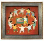 TRUNG THU MAI 1906-1980,La ronde des enfants,1965,Aguttes FR 2023-09-26