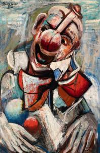 TSCHACBASOV Nahum 1899-1994,Portrait of a Clown,1981,William Doyle US 2023-12-20