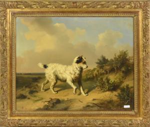 TSCHAGGENY Edmond Jean Baptiste 1818-1873,Portrait de chien,1849,Rops BE 2020-03-01