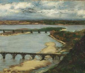 TSCHOENE W 1918,Bridges over river Dnjepr at Kiew,Nagel DE 2007-03-21