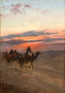 TSIRIGOTIS Pericles 1865-1924,Camel drivers,1906,Bonhams GB 2011-05-17