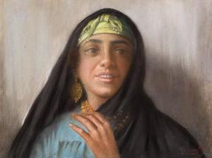 TSIRIGOTIS Pericles 1865-1924,Oriental Woman,1890,Auctionata DE 2015-08-21