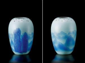 tsotao chen 1925,Celadon with Blue Decor Series,1994,Zhong Cheng TW 2009-12-12