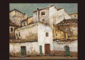 TSUBOI Hideo,House of the white wall Cuenca,1972,Mainichi Auction JP 2010-01-09