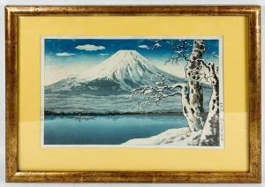 TSUCHIYA KOITSU 1870-1949,Le Mont Fuji vu du lac Yamanaka,AUCTIE'S FR 2024-01-26