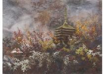 TSUCHIYA Masahiro,Pagoda,Mainichi Auction JP 2020-03-06
