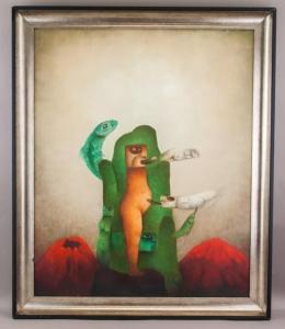 TSUCHIYA Tilsa 1932-1984,surrealist composition,1977,888auctions CA 2023-09-07