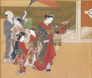 TSUNEMASA Kawamata 1716-1748,Untitled (Street Scene),Bonhams GB 2020-08-27
