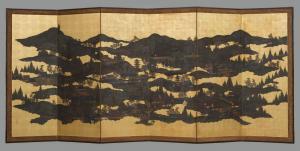 TSUNENOBU Kano 1636-1713,Grand paravent: différentes scènes et l,17th century,Boisgirard - Antonini 2023-02-06