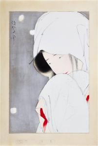 TSUNETOMI Kitano 1880-1947,The Heron Maiden ( Sagi musume ),Sotheby's GB 2022-11-18