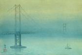TSURUOKA Kakunen 1892-1977,Untitled (Golden Gate Bridge),1937,Bonhams GB 2010-08-15