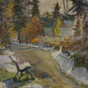 TSVETKOV Victor Alexandrovich 1920-2003,Winter street scene,Burstow and Hewett GB 2019-06-19