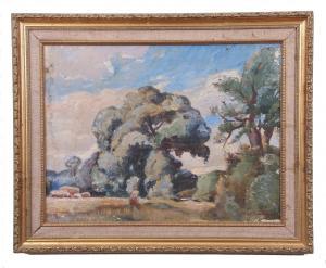 TUCK Horace Walter 1876-1951,Landscape with figure,Keys GB 2020-02-19