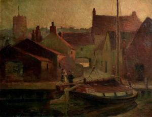 TUCK Horace Walter 1876-1951,Norwich view and Harbour scene,Keys GB 2020-12-04