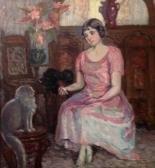 TUCK Marie Anne 1872-1947,Portrait of Miss Mavis Mallan,Theodore Bruce AU 2015-06-28