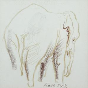 TUCK ruth 1914-2008,Elephant Study,Elder Fine Art AU 2021-09-06