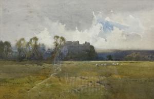 TUCKER Arthur 1864-1929,Arundale Castle from the Water Meadows,David Duggleby Limited GB 2023-07-01