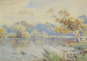 TUCKER Arthur 1864-1929,Boating on the Lake,Duggleby Stephenson (of York) UK 2024-09-06