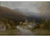 TUCKER Edward Junior 1847-1910,A COUNTRY HAMLET SCENE,Penrith Farmers & Kidd's plc GB 2011-11-30