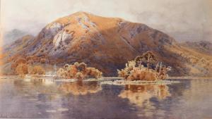 TUCKER FRED 1880-1915,Lakeland with islands and lakeside house,Morphets GB 2019-03-07