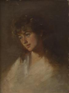 TUCKER Tudor St. George 1862-1906,Portrait of Louisa Ann Wilkinson,1884,Leonard Joel AU 2019-11-26