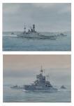 TUFNELL Eric Erskine Campbell 1888-1978,HMS Warspite, Scapa,Clevedon Salerooms GB 2023-03-30
