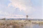 TUGWELL Christopher 1938-2021,Karoo Farm Landscape,Strauss Co. ZA 2023-11-27