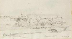 TUITE Joseph Thomas,View of Boulogne From the Sea,1826,Simon Chorley Art & Antiques 2021-11-23