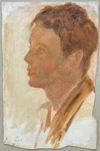 TUKE Henry Scott 1858-1929,Head of a Boy,David Lay GB 2024-04-11